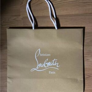 Christian Louboutin Gold Shopping Bag